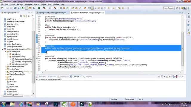 Securing spring APIs with OAuth2 смотреть онлайн