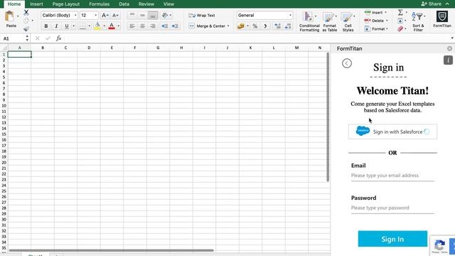 How to sign into Titan Excel-add-in? смотреть онлайн