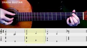 Minecraft - Sweden на гитаре просто! табы