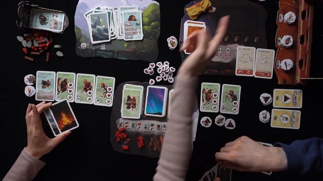 Играем в Палео! Семейная кооперативная игра о выживании в каменном веке. Летсплей. смотреть онлайн
