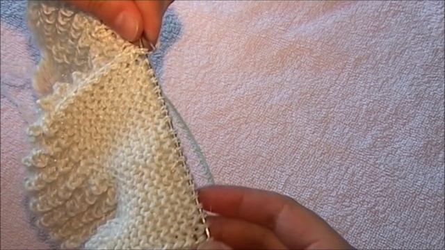 Шапочка - чепчик (затылочная часть 2)