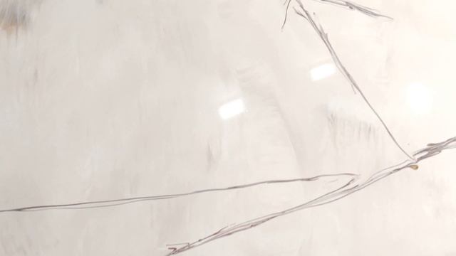 Глянцевый белый пол с кофейными прожилками. Процесс шаг за шагом. Набор №13. смотреть онлайн