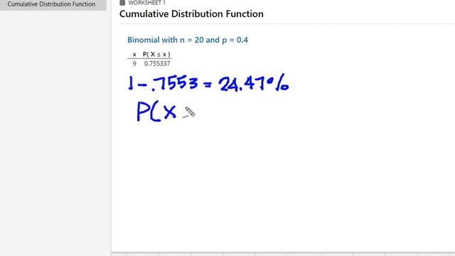 Statistics: How to Use the CDF Function in Minitab (Desktop) смотреть онлайн