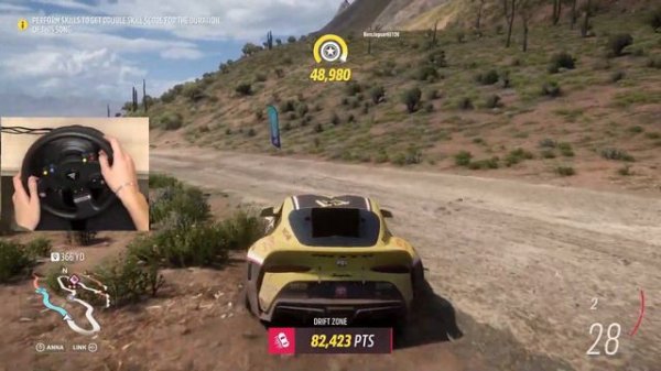 How to start drifting in Forza Horizon 5 | Settings | Thrustmaster TMX Pro