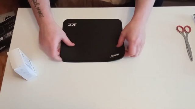 Распаковка Xiaomi Miiiw Mouse MWMM01 и коврик A4 X7-200 куплено на розетке