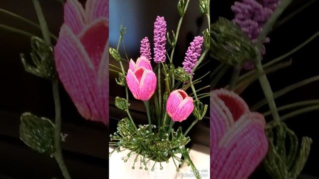 Цветы из бисера смотреть онлайн