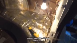 Lada Granta - шумоизоляция багажника.