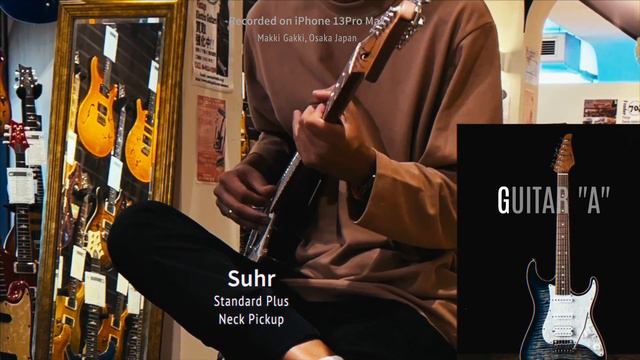 Vintage Fender Mustang vs Modern Suhr Guitar in Osaka Japan смотреть онлайн