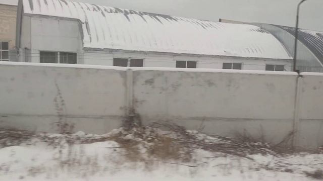 Отправление из Пензы. Из окна поезда.