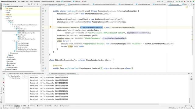Implementing Web Sockets with Spring Boot Application смотреть онлайн