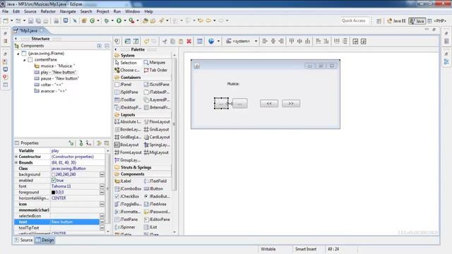 COMO REPRODUZIR ARQUIVOS MP3 COM LINGUAGEM JAVA PARTE 1 (Programação Noob) смотреть онлайн