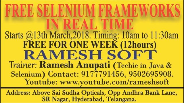 Selenium Real time Frameworks /Page Object Model/Data driven Framework/Hybrid framework смотреть онлайн
