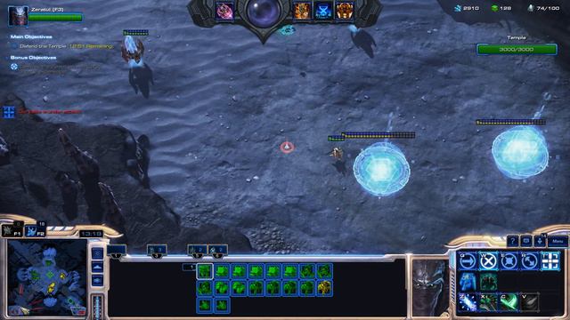 StarCraft 2 Co-Op Temple of the Past The Perfect game! смотреть онлайн
