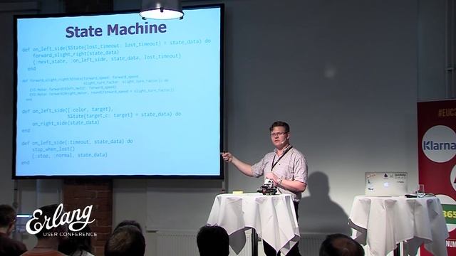 Using Elixir to get the fun back in Lego Mindstorms - Torben Hoffmann - Erlang User Conference 2015 смотреть онлайн
