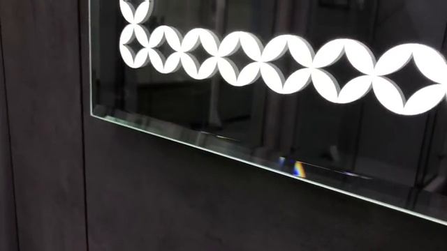 Серия зеркал GEOMETRY с подсветкой и пескоструйной обработкой Артикул 18 смотреть онлайн