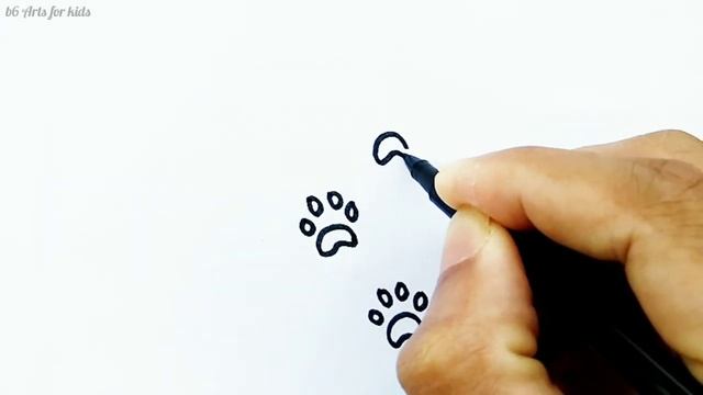 How to Draw a Cat Paw Print смотреть онлайн