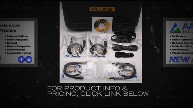 Fluke 190-104 ScopeMeter 100MHz 4CH 1.25GS/s смотреть онлайн