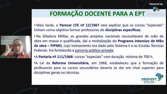 Seminário Temático I - Pesquisa e Formação Docente na/para a EPCT смотреть онлайн
