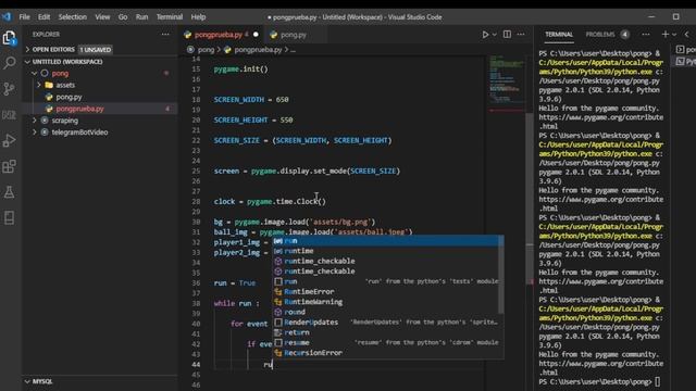 Programar el juego Pong con Python смотреть онлайн