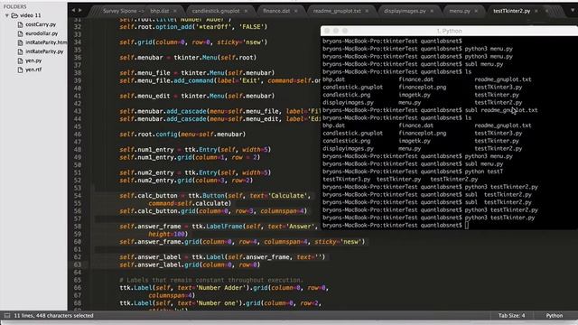Demos of Python 3 Tkinter gnuplot open source GUI смотреть онлайн