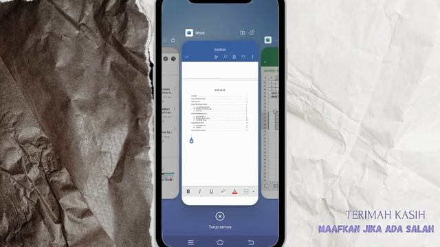 Cara salin atau memindahkan tabel Excel ke Microsoft word Android смотреть онлайн