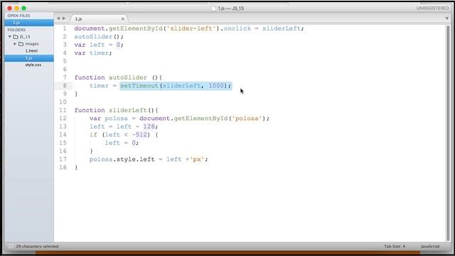 Учим Java Script 13. Слайдер по таймеру смотреть онлайн