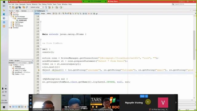 Demo về hiển thị dữ liệu từ CSDL lên JTable trong Java Swing смотреть онлайн