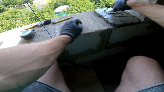 Как сделать кладку оконного откоса из газоблока и стеклоблока!? смотреть онлайн