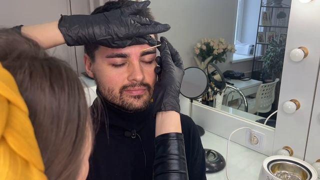 ASMR Eyebrow Correction | Beauty Shop |  Russian Girl Master