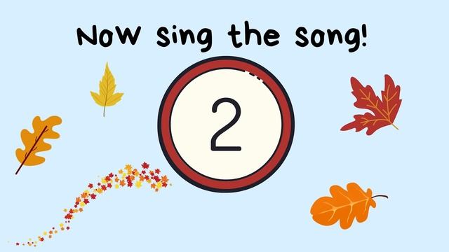 AUTUMN song for children - English and Preschool students - Easy with karaoke version смотреть онлайн