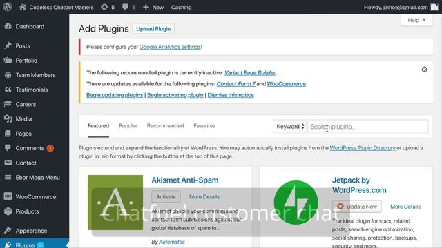 Use Chatfuel to Install Messenger Customer Chat Plugin on WordPress | CFB 49 смотреть онлайн