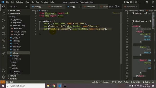 Create Blog Page || Design Blog Page || Django Tutorial || Blog || Coding || Python tutorial смотреть онлайн