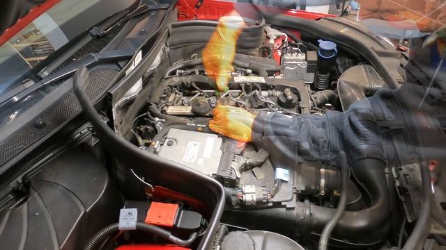 Replace Air Filter Mercedes BlueTEC OM651 E250 ML250 GLK250 GLE300d