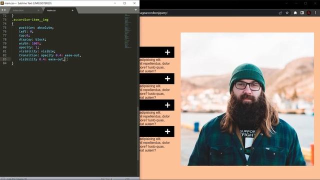 Amazing Image Accordeon JQuery | JQuery Accordion Tutorial смотреть онлайн