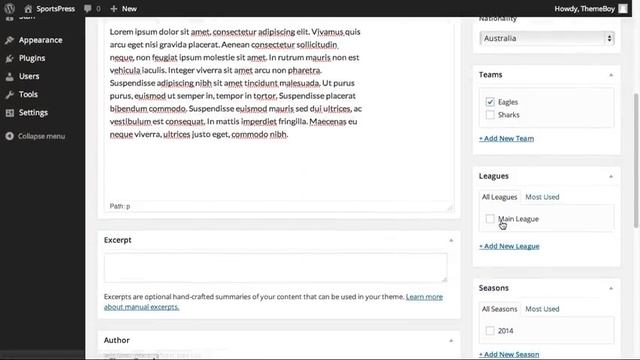 Getting Started with SportsPress смотреть онлайн