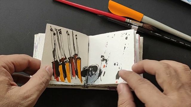A Tiny Handmade Sketchbook #2/Sketchbook смотреть онлайн