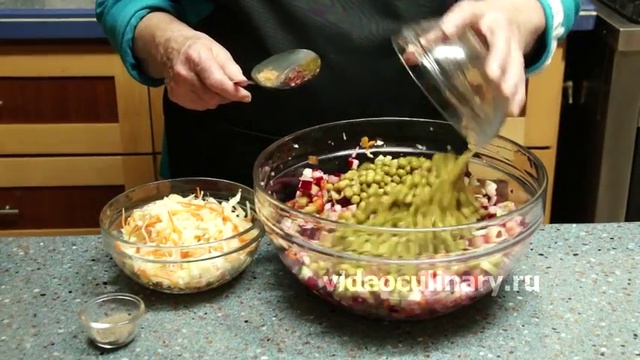 Как приготовить овощной винегрет смотреть онлайн