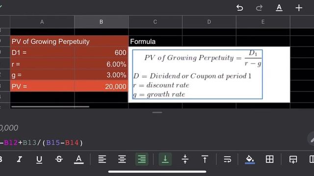 PV and NPV of Perpetuity with Growth Rate (on Google Sheets) смотреть онлайн