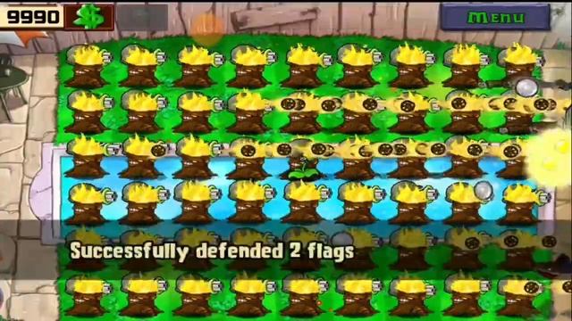 The Ultimate Torchwood !!! Plants vs Zombies IOS/Android Last Stand Pool 5 Flags смотреть онлайн
