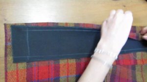 Обработка борта подбортом в жакете. Нюансы работы с клеткой