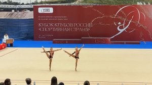 Дуэт «Бурлеск» | Всероссийская клубная лига | г. Казань | #дуэт #художественнаягимнастика #гимнастк
