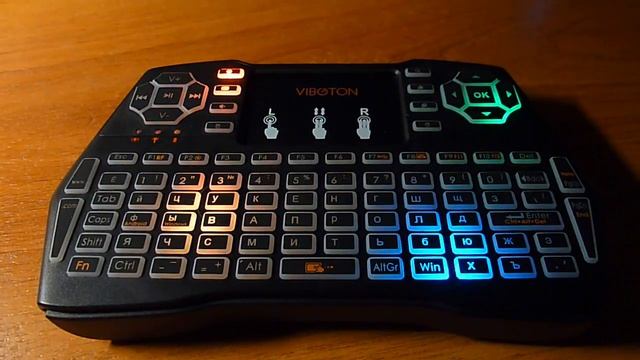 Клавиатура Viboton I8 Plus режимы подсветки смотреть онлайн