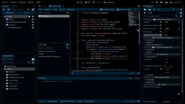 Godot - Create a 2D Tank Game смотреть онлайн