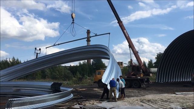 Строительство бескаркасных арочных ангаров под ключ по всей России смотреть онлайн