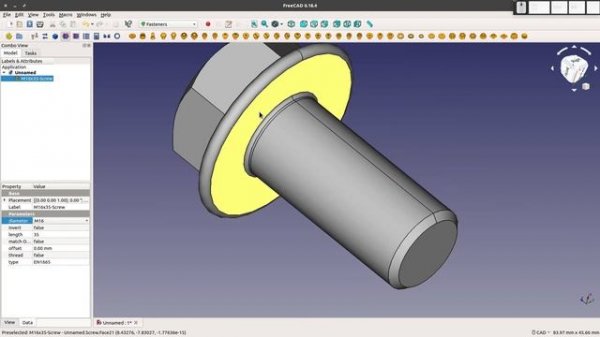FreeCAD Fasteners/Bolts/Nuts/Washers Fast and Easy|JOKO ENGINEERING|
