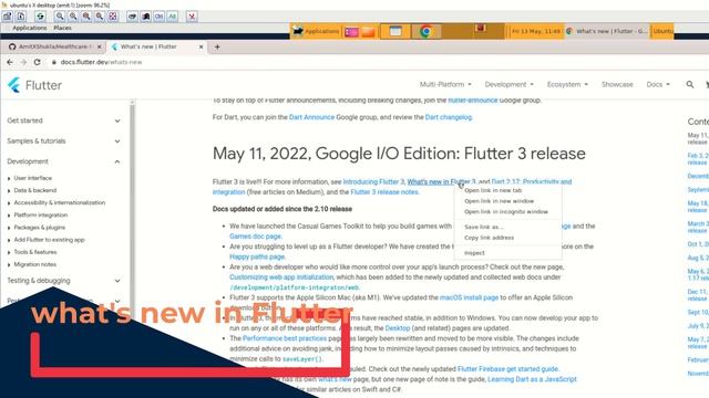How to upgrade to Flutter 3.0, new features in Flutter, Dart, Games, Flutter Web, Linux desktop смотреть онлайн
