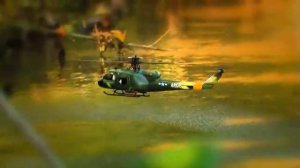 Радиоуправляемый вертолёт Blade SR UH-1 Huey Gunship RTF BLH1700