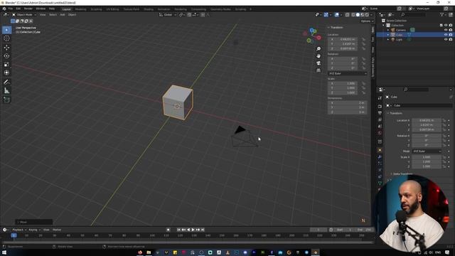 Урок 02. Интерфейс Blender ч.1 | курс «Dungeon» / Blender / 3D / новичок смотреть онлайн