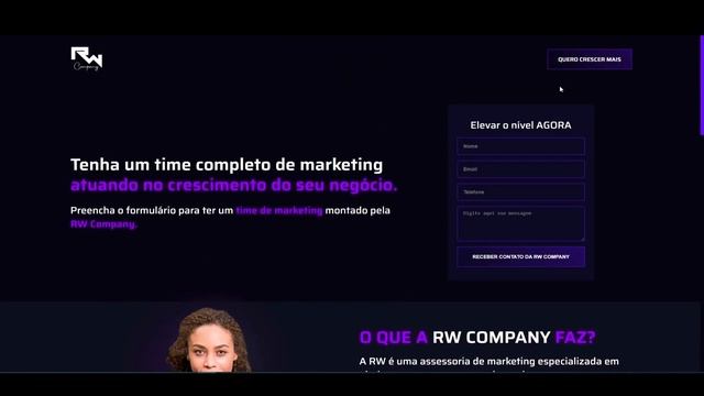 Projeto FrontEnd RW Company Feito com HTML, SASS, JAVASCRIPT, GULP смотреть онлайн