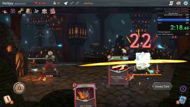 Slay the Spire Speedrun: Ironclad any% 4:30 смотреть онлайн